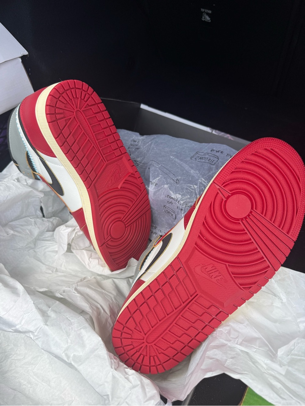 Jordan Air Jordan 1 Retro High OG White Black Red - Picture 5 of 6